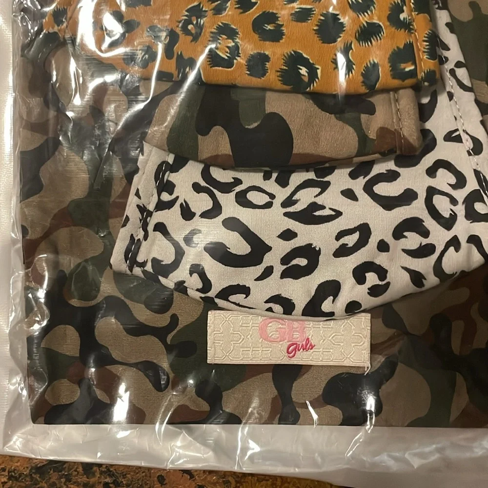 Girls 3pack face masks